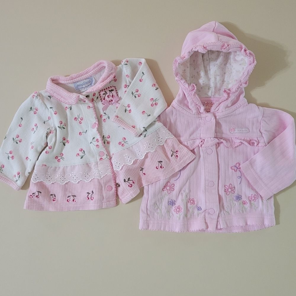Set of 2 Baby Girls Jackets